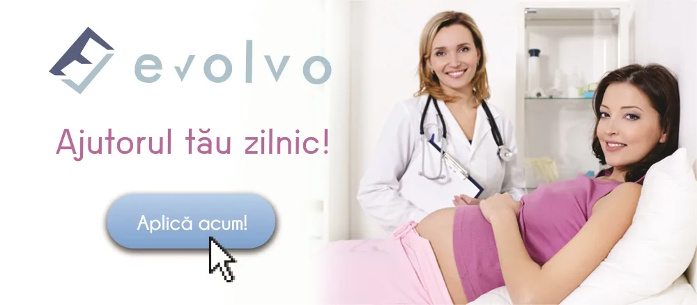 Evolvo, ajutorul tău zilnic – medic ginecolog și pacientă însărcinată