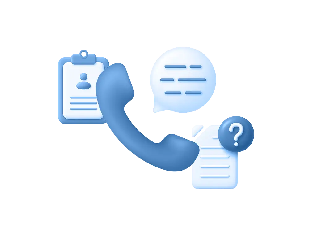 Ilustrație 3D: telefon de suport și mesaje